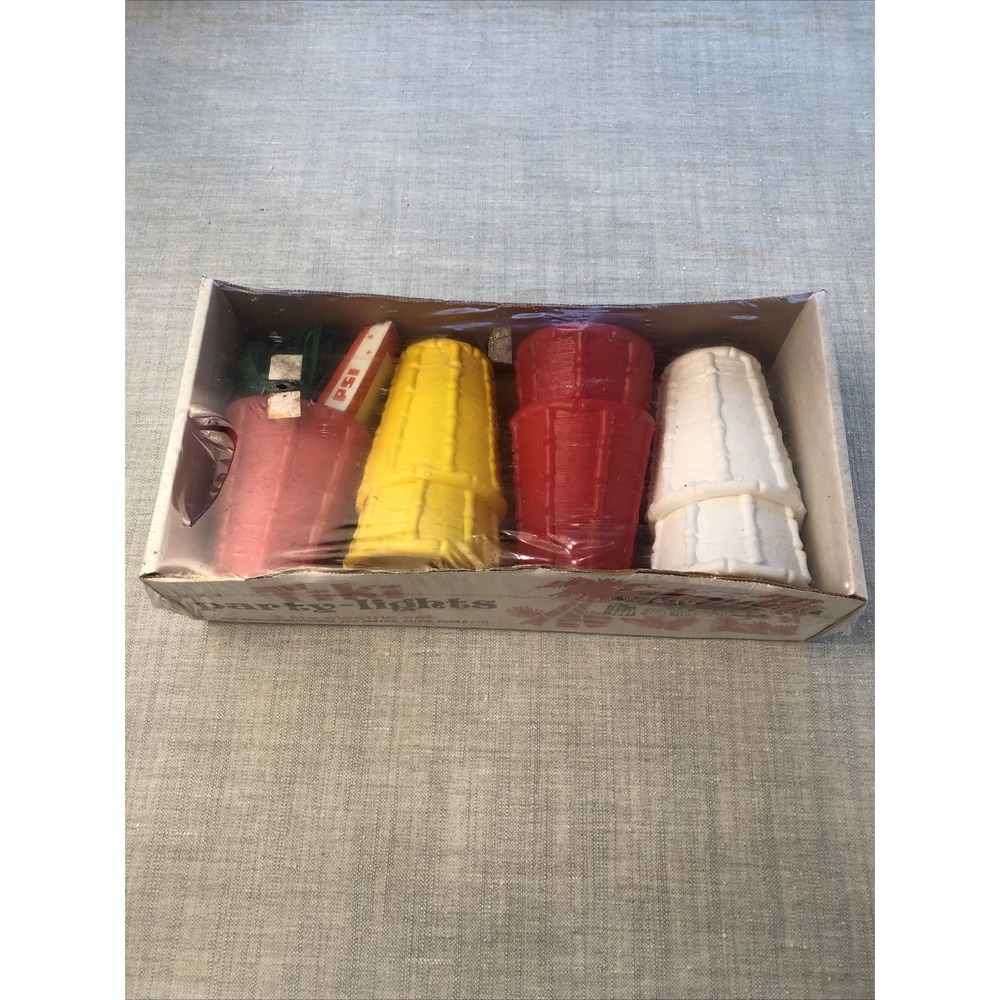 Tiki Bar Party String Lights - Vintage Blow Mold - Patio/RV Indoor/Outdoor MCM